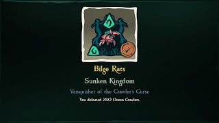 Sea Of Thieves  Commendations  Vanquisher Of The Crawlers Curse [upl. by Kruger]