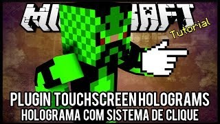 TutorialTouchscreen Holograms  Holograma com Sistema de Clique Minecraft [upl. by Everest839]