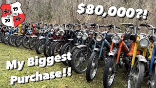 Buying A 50 Year Old Collection Of Vintage Mopeds [upl. by Nea982]