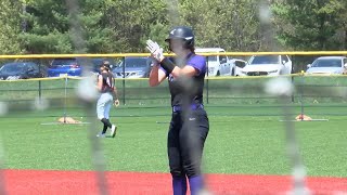 1 Mosinee tops 3 SPASH in preplayoffs softball clash [upl. by Ahseuqram960]