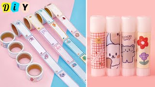 🌷How to make Stationery  DIY cute stationery  Handmade stationery  School hacks [upl. by Nevak]