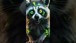 Ring Tailed Lemur And Raccoon Combination animalhybrid shorts [upl. by Balfore]