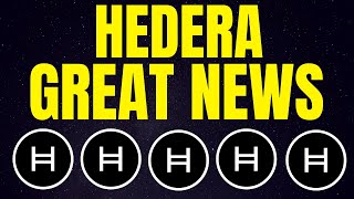 HEDERA GREAT NEWS THIS IS AMAZING  Hedera HBAR Price Prediction [upl. by Ridley856]