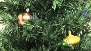 Green Clover Medium Fiber Optic Prelit Christmas Tree  Product Review Video [upl. by Estell]