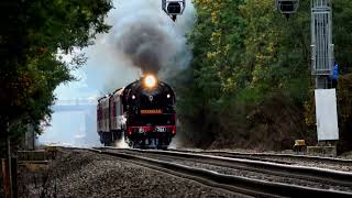 R761 40th anniversary run returning from Castlemaine passing Woodend2192024 [upl. by Mahgem]