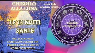 NOTTI SANTE e ANNO CHE VERRA 2024 nottisante [upl. by Lenoel]