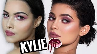 MAQUIAGEM INSPIRADA NA KYLIE JENNER  MUITO FÁCIL [upl. by Nomit967]