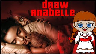 PREVIEW How to Draw ANNABELLE The Conjuring  Tutorial Time Lapse [upl. by Idnek496]