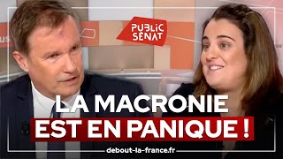 La Macronie est en panique  Nicolas DupontAignan sur Public Sénat [upl. by Yeslrahc288]