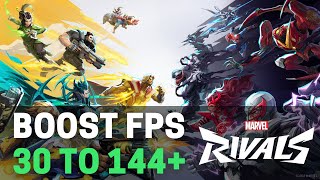 BEST PC Settings for Marvel Rivals Maximize FPS amp Visibility [upl. by Varian]