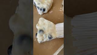 Blueberry Greek Yogurt Scones greekyogurt healthyrecipes dessert [upl. by Htiekal]