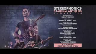 STEREOPHONICS UK TOUR 2025 [upl. by Ahsiekrats471]