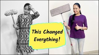 The Ultimate Mop You Always Needed  Best Mop In India  Home Cleaning Tips  Spin Mop VS Flat Mop [upl. by Hctim944]