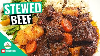 Stew Beef Recipe  Jamaican Stew Beef  How to make Stew Beef Recipe by Chefali1027 [upl. by Tamis810]