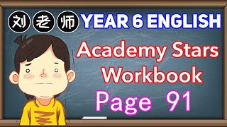 Year 6 Academy Stars Workbook Answer Page 91🍎Unit 8 Tell me a story🚀Lesson 7 Functional language [upl. by Lebezej]