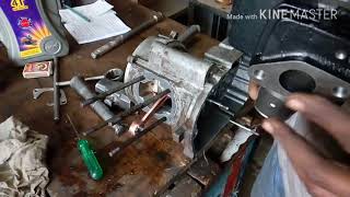 TVS SUPER XL का FULL ENGINE FITTING [upl. by Ennelram]