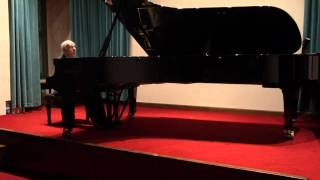 Bruno Canino plays Schubert on a Borgato concert grand piano at Todi [upl. by Nerua]