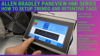 Showing Information with Trends on a Panelview 800 HMI [upl. by Adora]