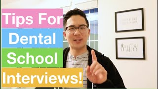 Interview Tips for Dental School [upl. by Naryk]