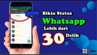 Cara Bikin Status WHATSAPP Durasi PANJANG Lebih Dari 30 Detik [upl. by Seleta]