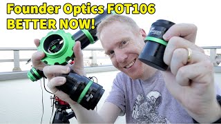 TESTING Reducer Flattener and THREADED adapters for the 106mm F6 Founder Optics FOT106 [upl. by Jenn923]