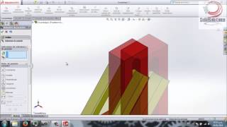 SolidWorks Tutorial Basico Ensamblajes [upl. by Yelahc]