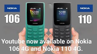 Youtube now available on Nokia 110 4G and Nokia 106 4G [upl. by Ahsin712]