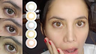 NEW OLens Eyelighter Glowy Contacts Review  I AM SHOOK [upl. by Llerrej]