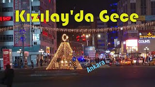 Kızılay Meydanında gece 02012024 [upl. by Lilac300]