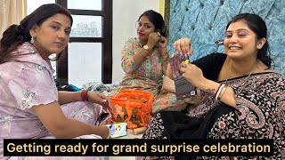 Mampi aur sali ji ho rhi ready surprise grand celebration k kiyevlog dailyvlog [upl. by Payson]