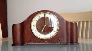 HAC DUAL CHIMING ART DECO MANTLE CLOCK WESTMINSTER amp WHITTINGTON CHIME [upl. by Casady]