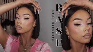 THE BEST BASE YOU WILL EVER HAVE  step by step long lasting full coverage foundation routine [upl. by Sophy]