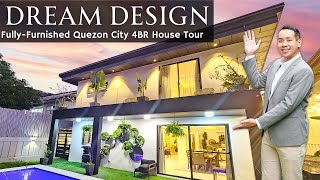 House Tour QC78 • Inside a FULLYFURNISHED Quezon City Dream House and Lot for Sale [upl. by Pinsky]