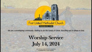 Live Worship Service First UMC Pueblo [upl. by Yeoj]