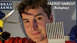 ASMR FASTEST HAIRCUT Roleplay [upl. by Xyla]