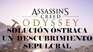 Assassins Creed Odyssey  Solución Ostraca Un descubrimiento sepulcral Islas de Plata  Delos [upl. by Gustin]