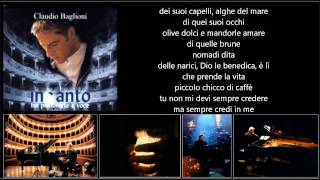 CLAUDIO BAGLIONI  Signora delle ore scure  Incanto 2001 [upl. by Gresham]