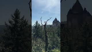 Chairlift Vianden Castle Luxembourg [upl. by Nylkaj67]