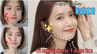 Top Exercises For Face  Get Slim Face  Reduce Double Chin  Fix Sagging Cheeks  V Shape Face [upl. by Delphine]