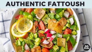 Fattoush Salad  Best Lebanese Recipe [upl. by Abihsot669]