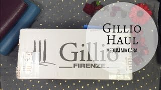 Gillio Haul Medium Mia Cara  Unboxing and Flip Through [upl. by Statis781]