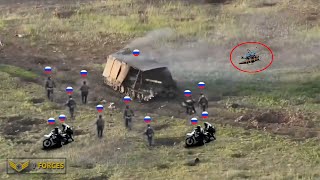 How Ukrainian FPV Drones Blow Up Turtle Tanks and Other Russian Armored Vehicles on the Front Lines [upl. by Neelhtak423]