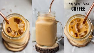 HOW TO MAKE ICED COFFEE QUICK AND EASY RECIPE [upl. by Gilbertson]