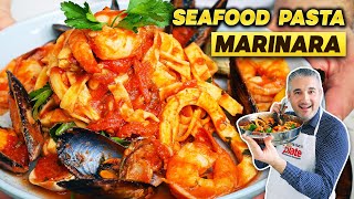 Unforgettable Recipe SEAFOOD PASTA MARINARA [upl. by Sulecram]