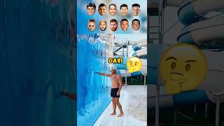 Football players water challenge amp diving challenge messi ronaldo mbappe neymar [upl. by Arutek151]