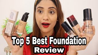 TOP 5 Best Foundation Reveiw  shystyles [upl. by Nimar569]