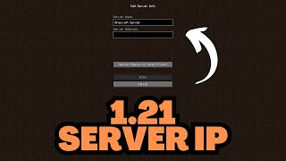 Minecraft 121 Server IP Address [upl. by Gniy707]