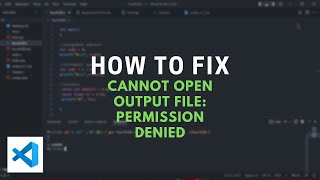 How to fix Cannot open output file Permission denied collect2exe error ld returned 1 exit status [upl. by Tamarah797]