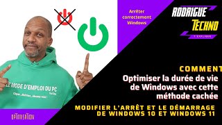 Pour faire durer votre windows apprenez comment léteindre [upl. by Nnahgiel632]