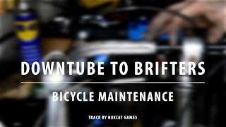 Converting Down Tube Shifters To Brifters  Bicycle Maintenance  Shimano 600 Ultegra [upl. by Jeraldine]